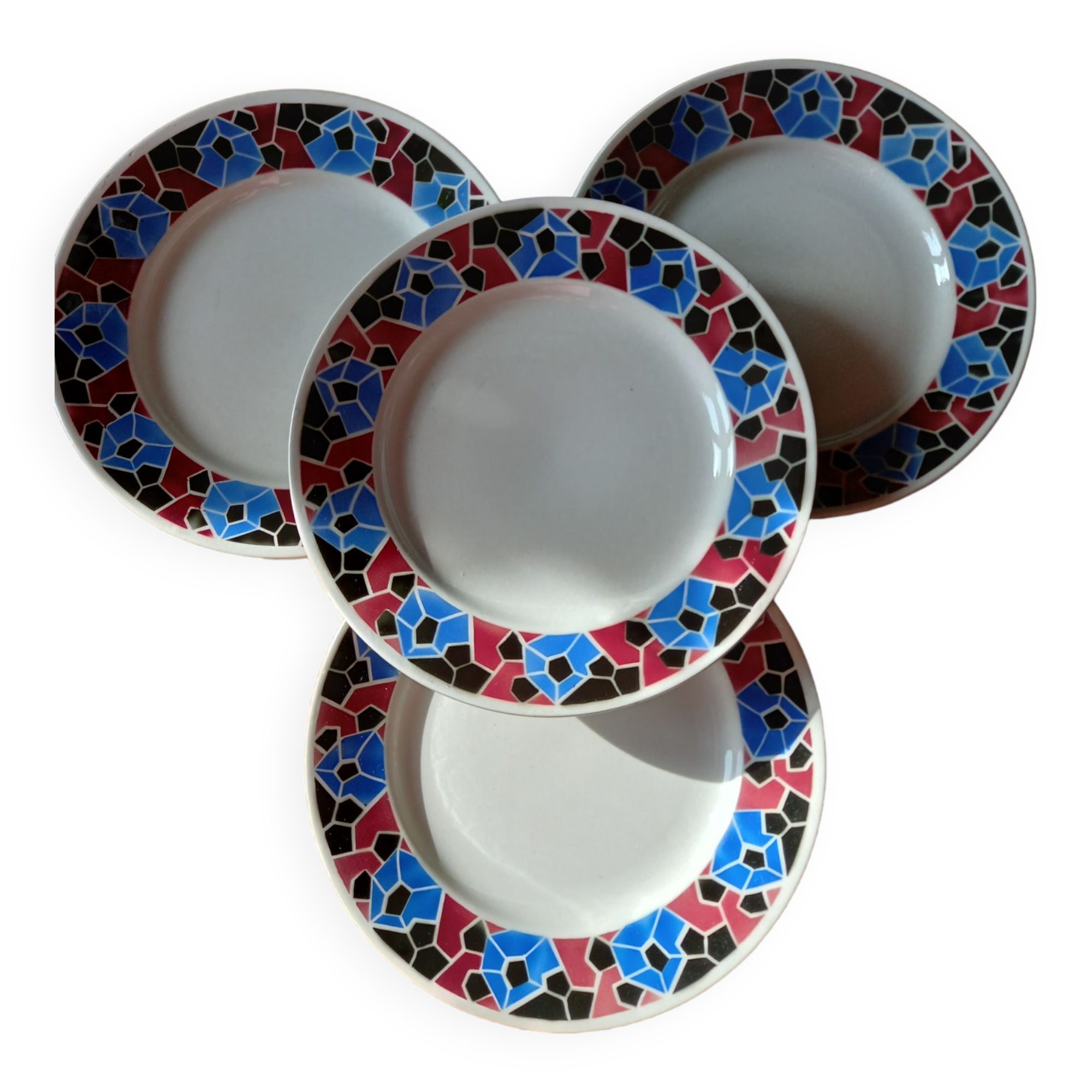 4 flat plates K.G Luneville model "Hohneck"