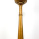 Chandelier français antique en bois peint à l'or au milieu