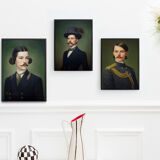Portrait ancien - série “Les moustachu-e-s”