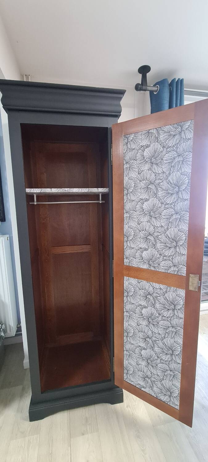 Man standing in wardrobe