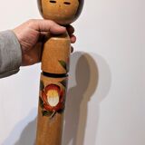 Kokeshi doll by Mrs. Sato Kozon vintage Japan 1960-70