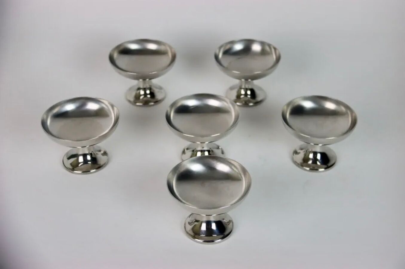 Set of six Carlo Alessi ice cups