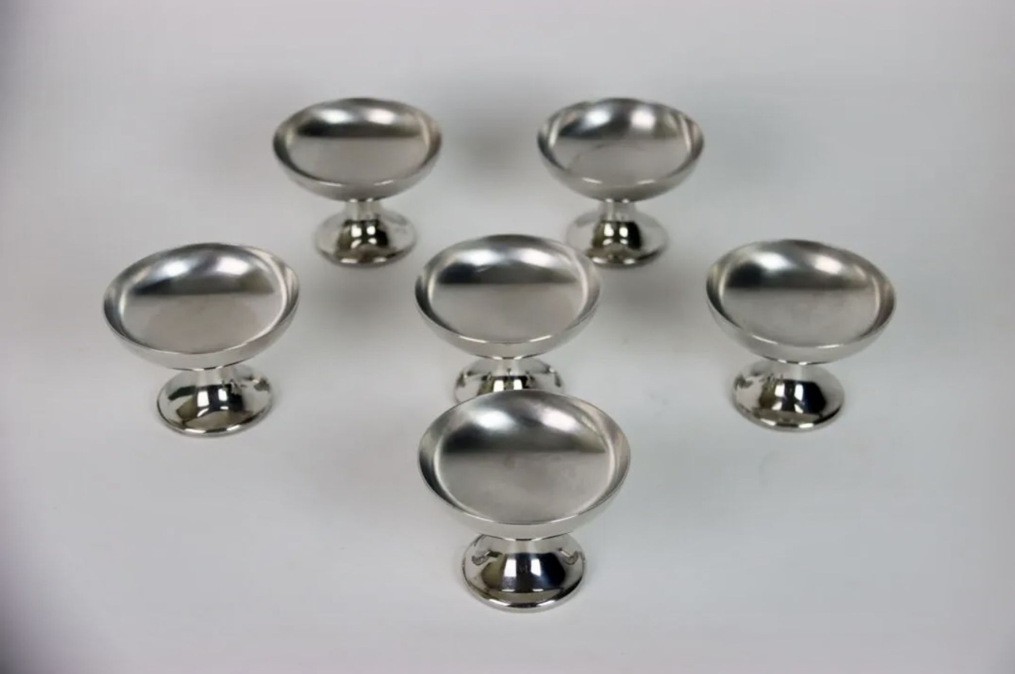 Ensemble de six coupes à glace Carlo Alessi