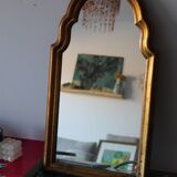 Vintage gilded wooden mirror