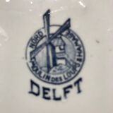 Assiettes paysages bleu de delft