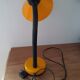 Desk lamp yellow-orange and black Made in France