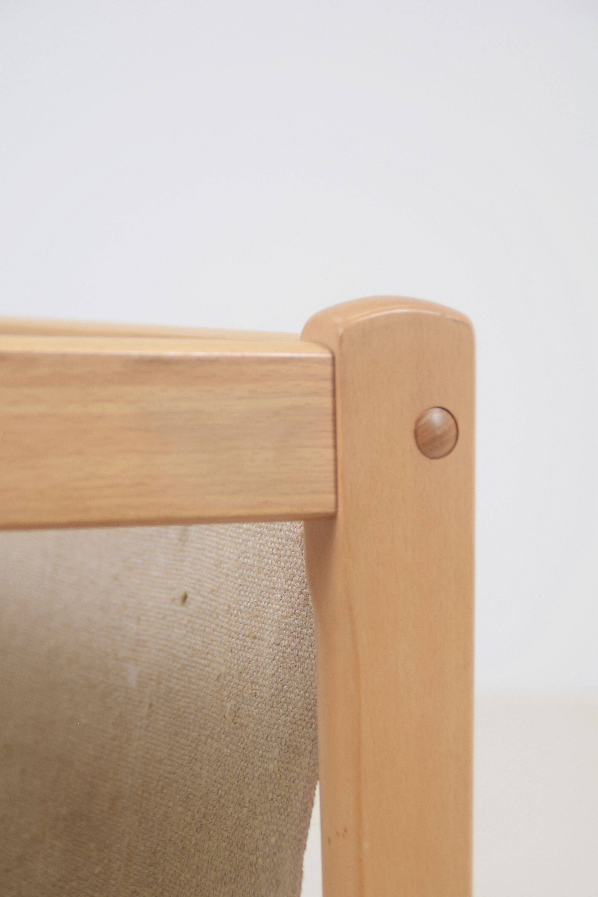 Danish side table with magazine holder by S.P. Jensen for BRDR Furbo