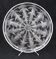 Dandelion cup signed Lalique VDA, glassware from Alsace