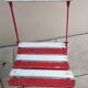 Pair of folding garden bistro chairs, 1900s, vintage