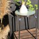 Tabouret en formica rond