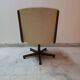 fauteuil de bureau vintage pivotant en bois année 70