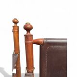 Paire de chaises coloniales faux bambous 1960’s