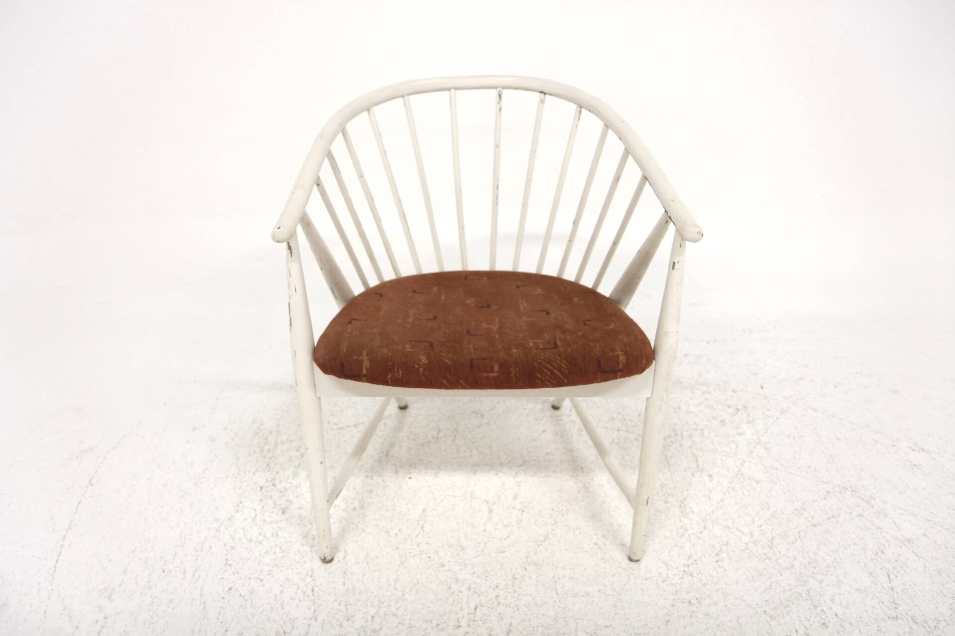 Fauteuil scandinave "Solfjädern", Sanna Rosén, Nässjö Stolefabrik, 1960