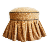 Antique velvet footstool/ottoman