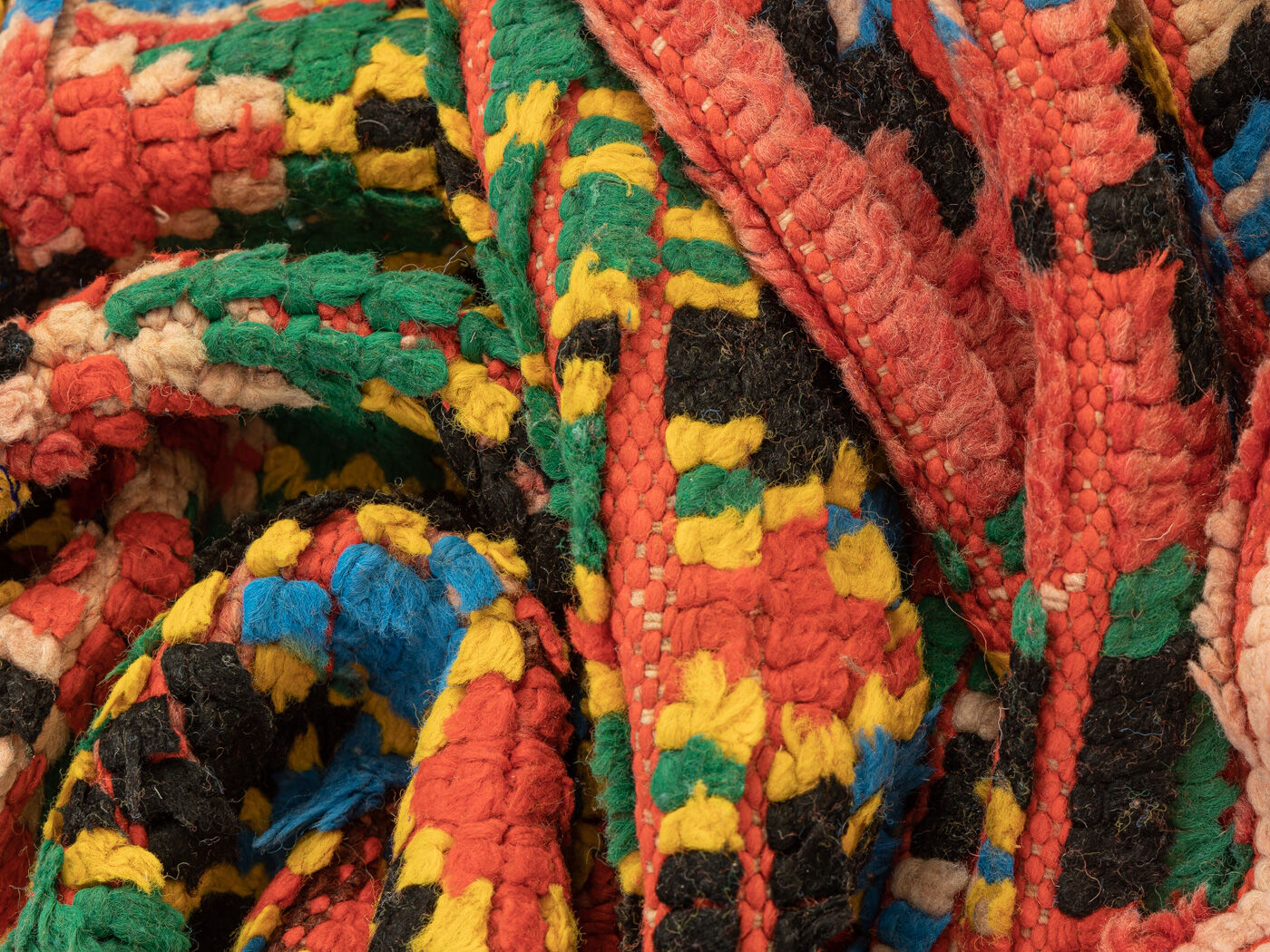 Vintage boujad, berber rug, 123 x 290