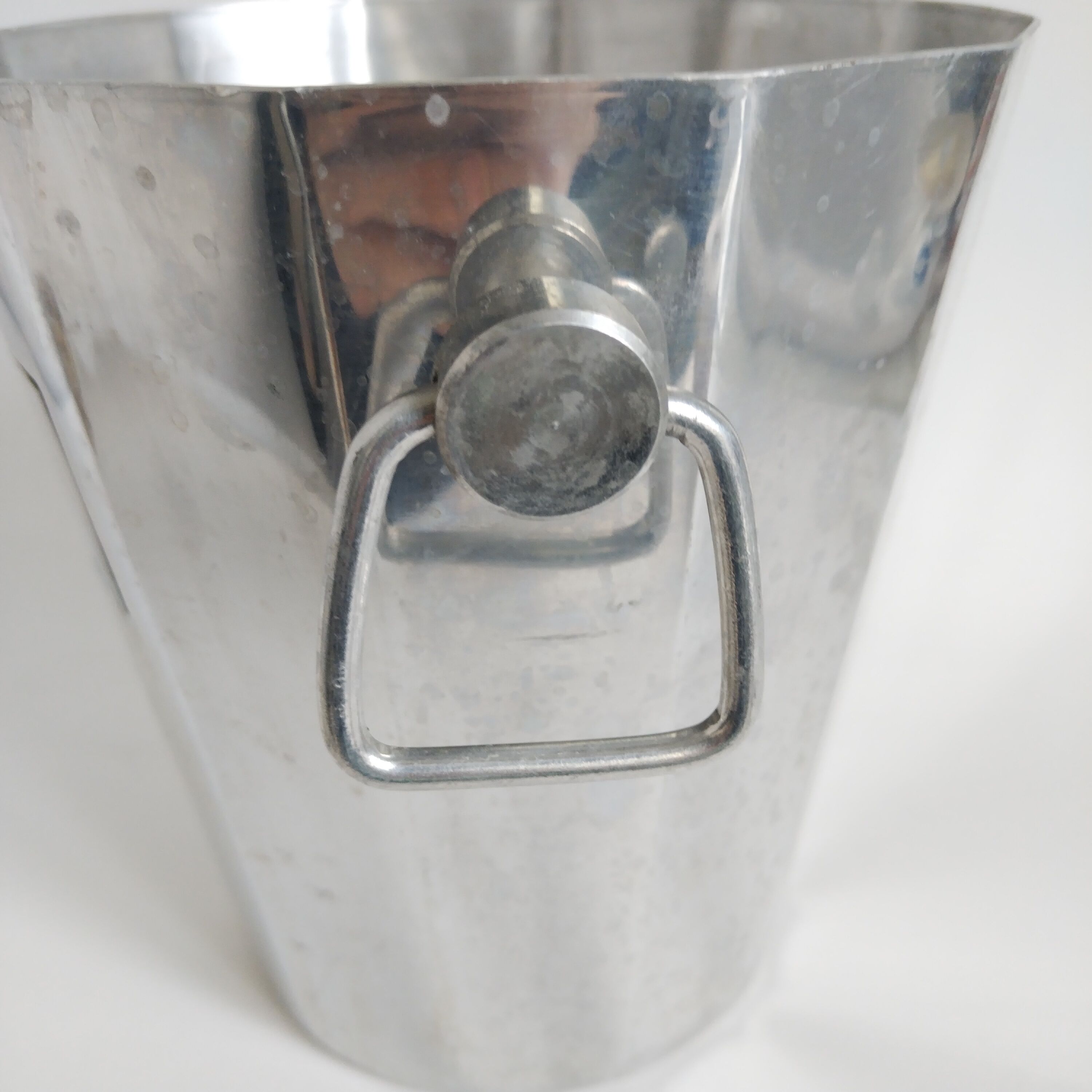 Seau à champagne vintage De Venoge made in France en aluminium