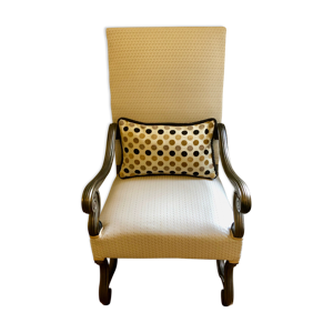 Fauteuil avec coussin fait main