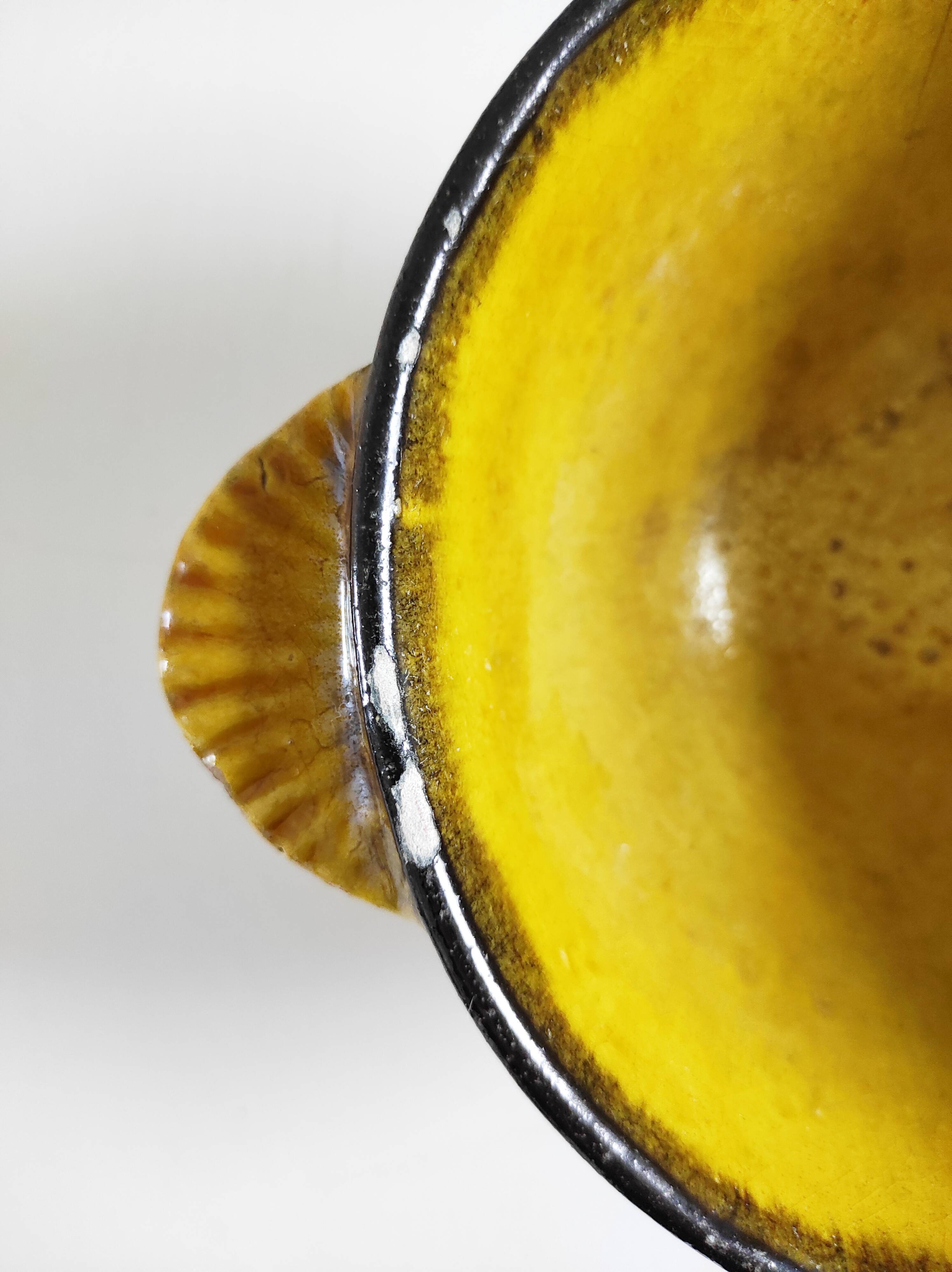 Bol en céramique jaune Biot
