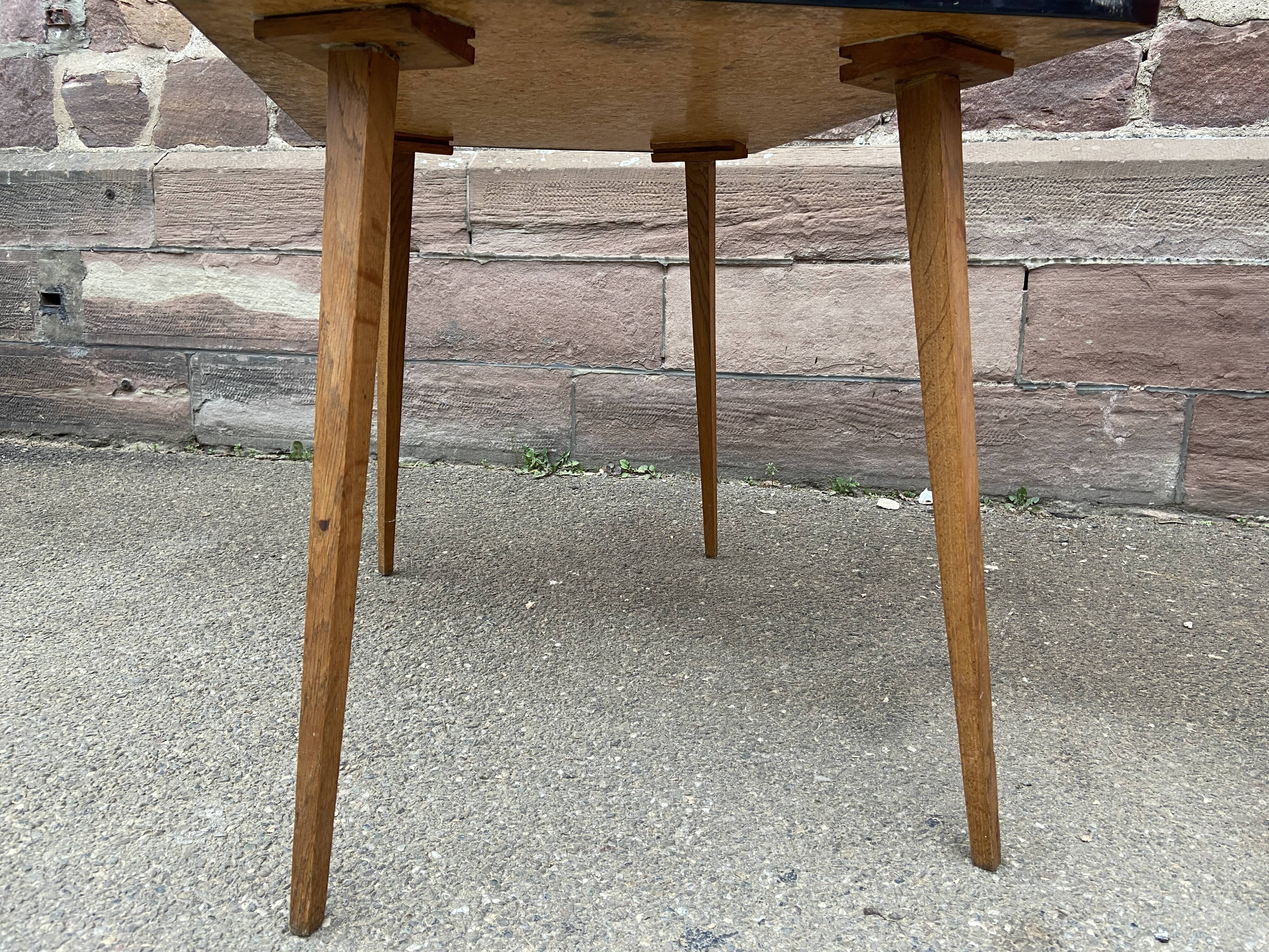 Table basse cocktail formica vintage 1960
