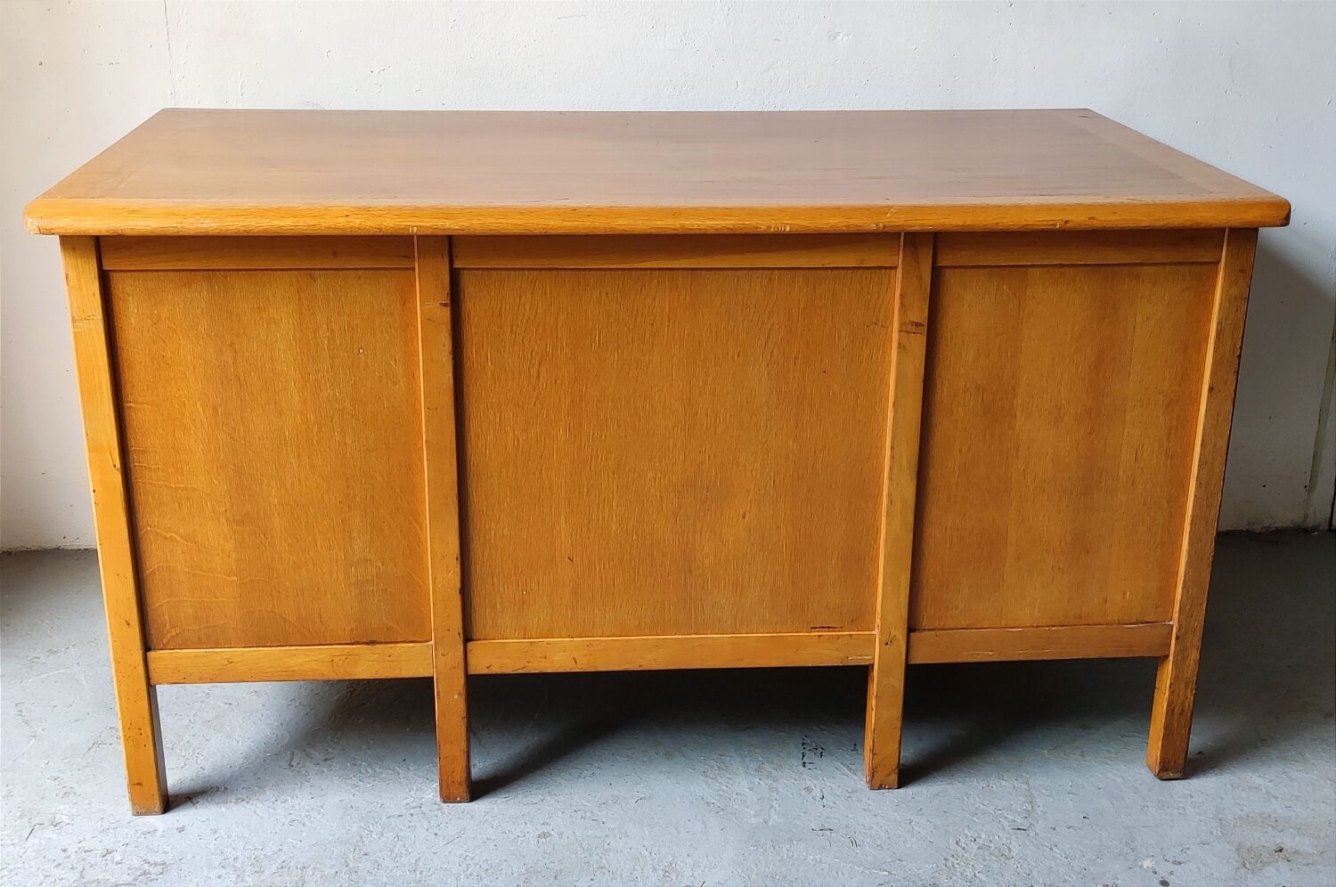 Scandinavian light oak desk