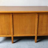 Scandinavian light oak desk