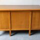 Scandinavian light oak desk