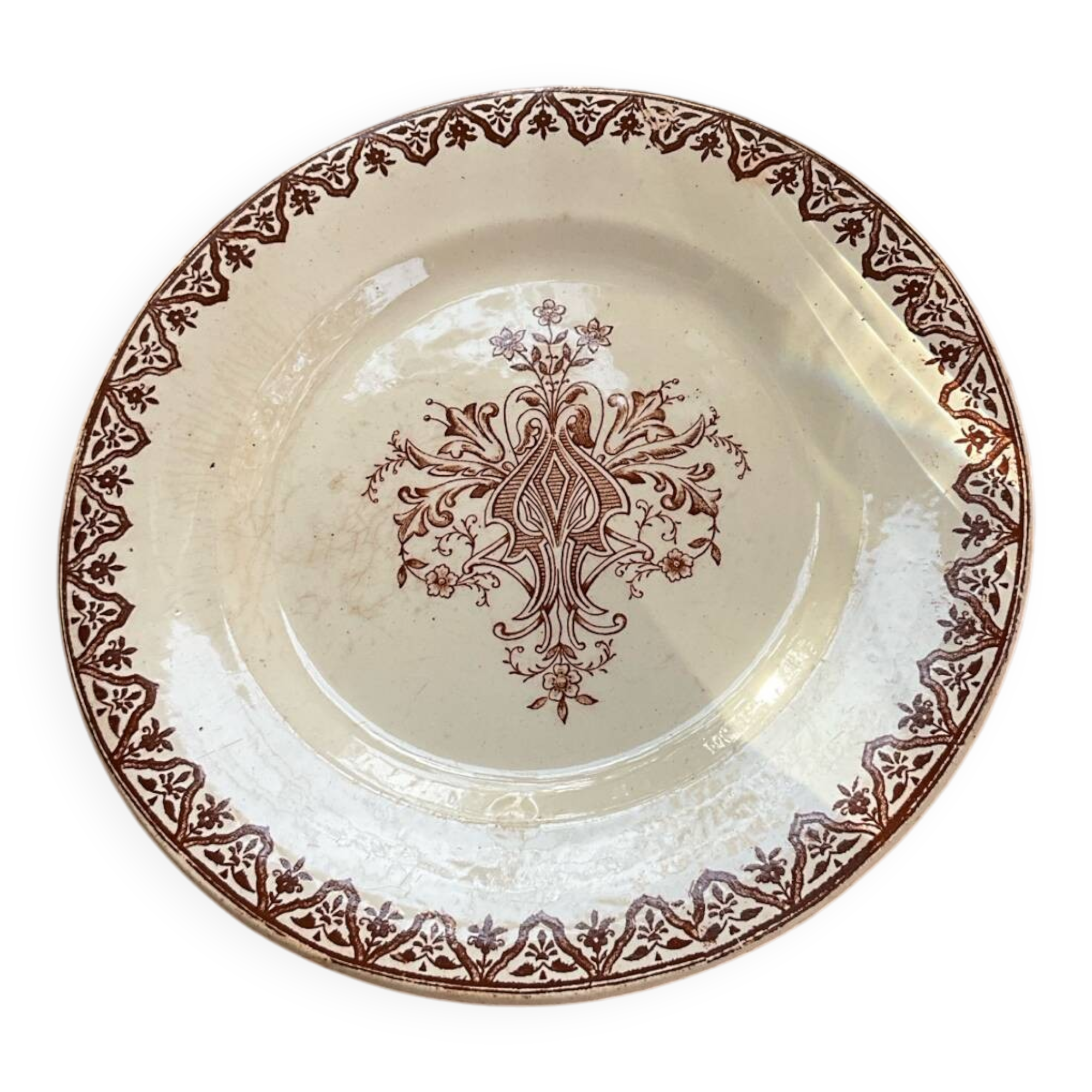Dessert plate 🍂 iron earth