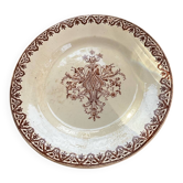 Assiette dessert terre de fer