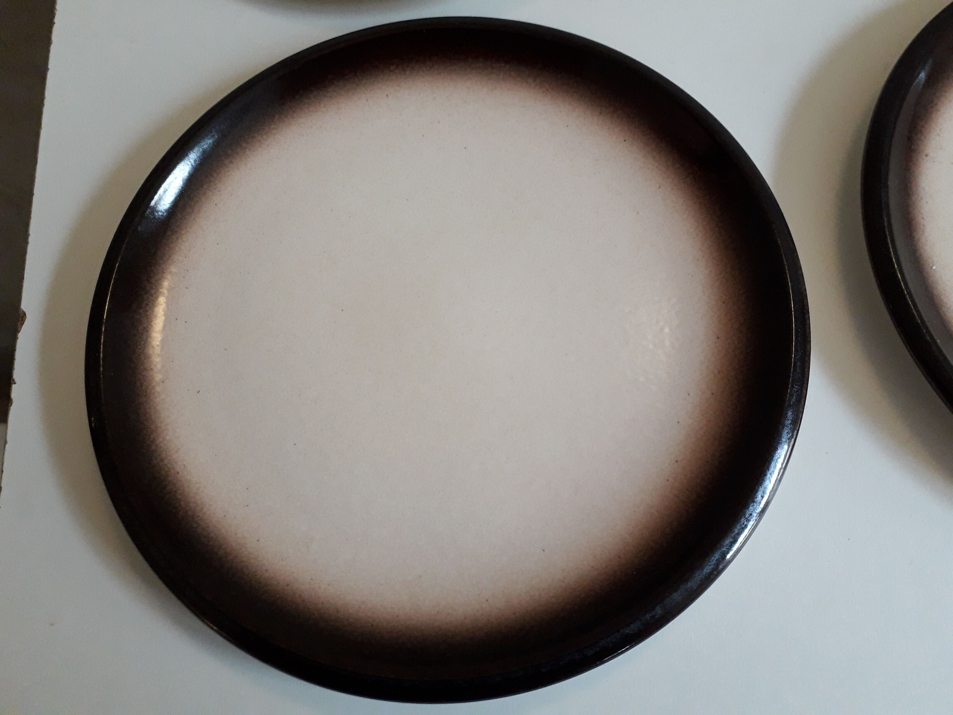 Set of 6 dessert plates La Louvière Belgium
