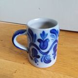 Mug tasse chope en grès au sel d’Alsace