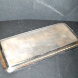 Vintage rectangular top in silver metal