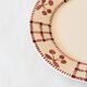 6 assiettes anciennes peintes à la main décor cerise