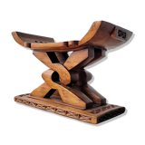 Tabouret ashanti ghanéen 'Wisdom Knot' Afrique