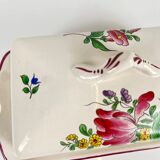 Butter dish KG Luneville model Réverbère 1950, earthenware
