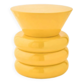 Lacquered stool, yellow metal - AXEL CHAY X MONOPRIX