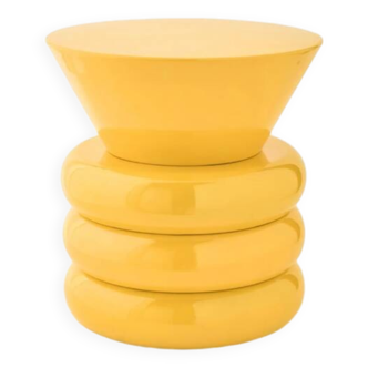 Lacquered stool, yellow metal - AXEL CHAY X MONOPRIX