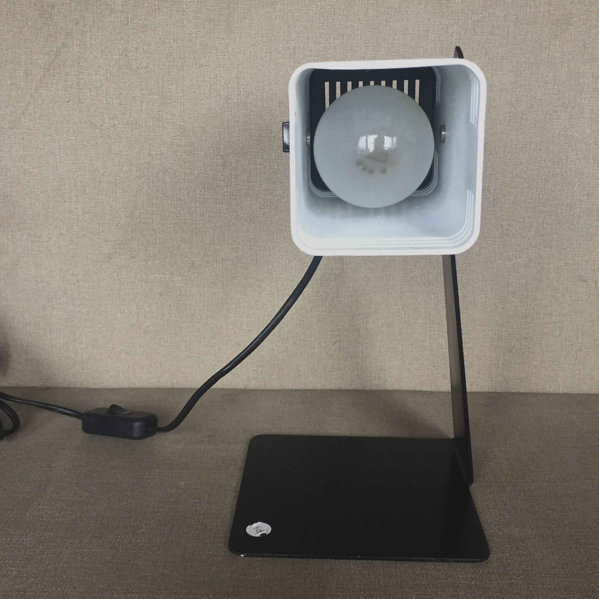 Lampe projecteur design 1970