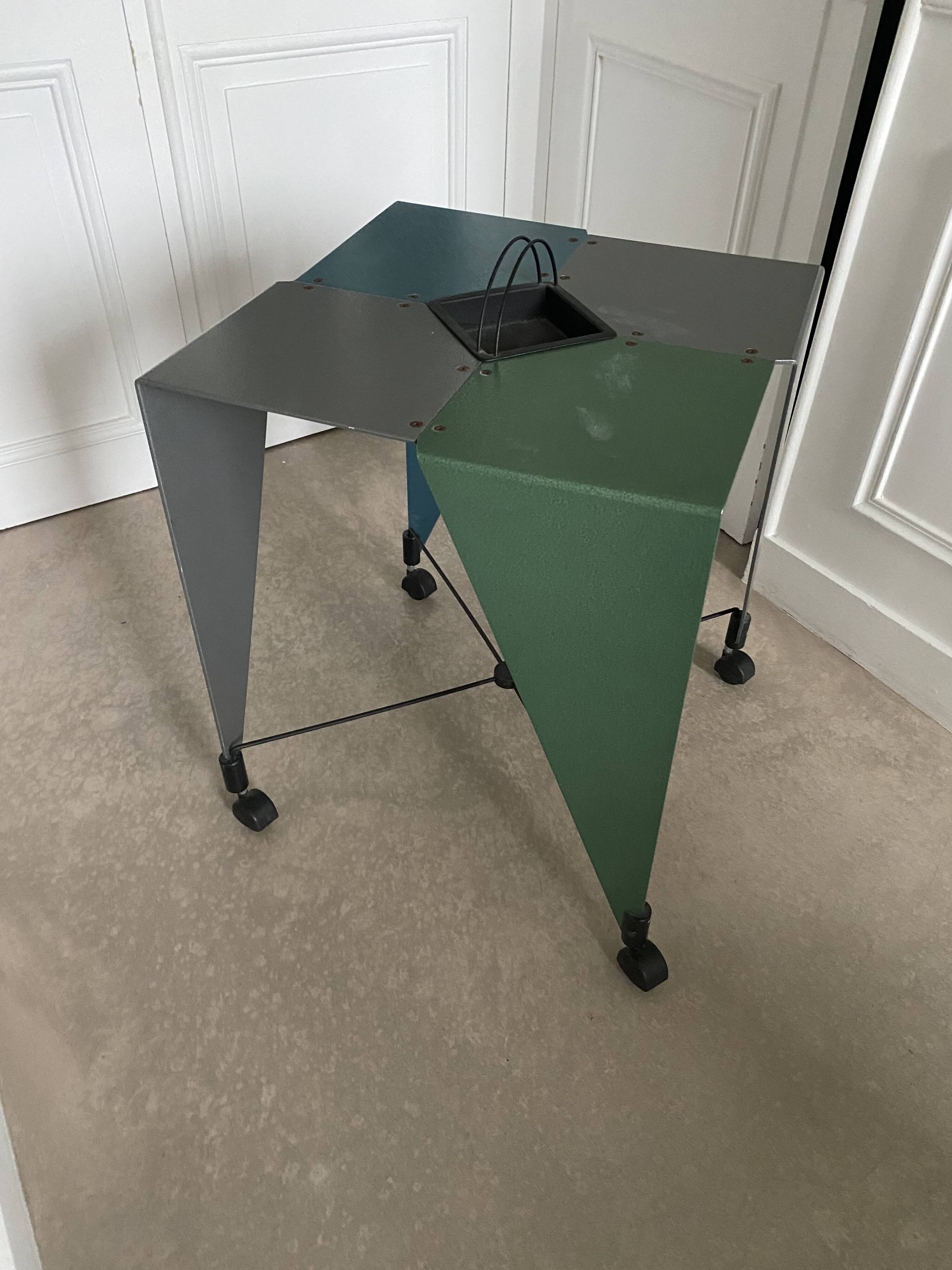 Vintage "harlequin" side table for Errebi