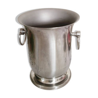 Jean Couzon stainless steel Champagne bucket, ice bucket, cooler