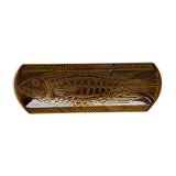 Dish fish vintage ceramic brown 60 cm