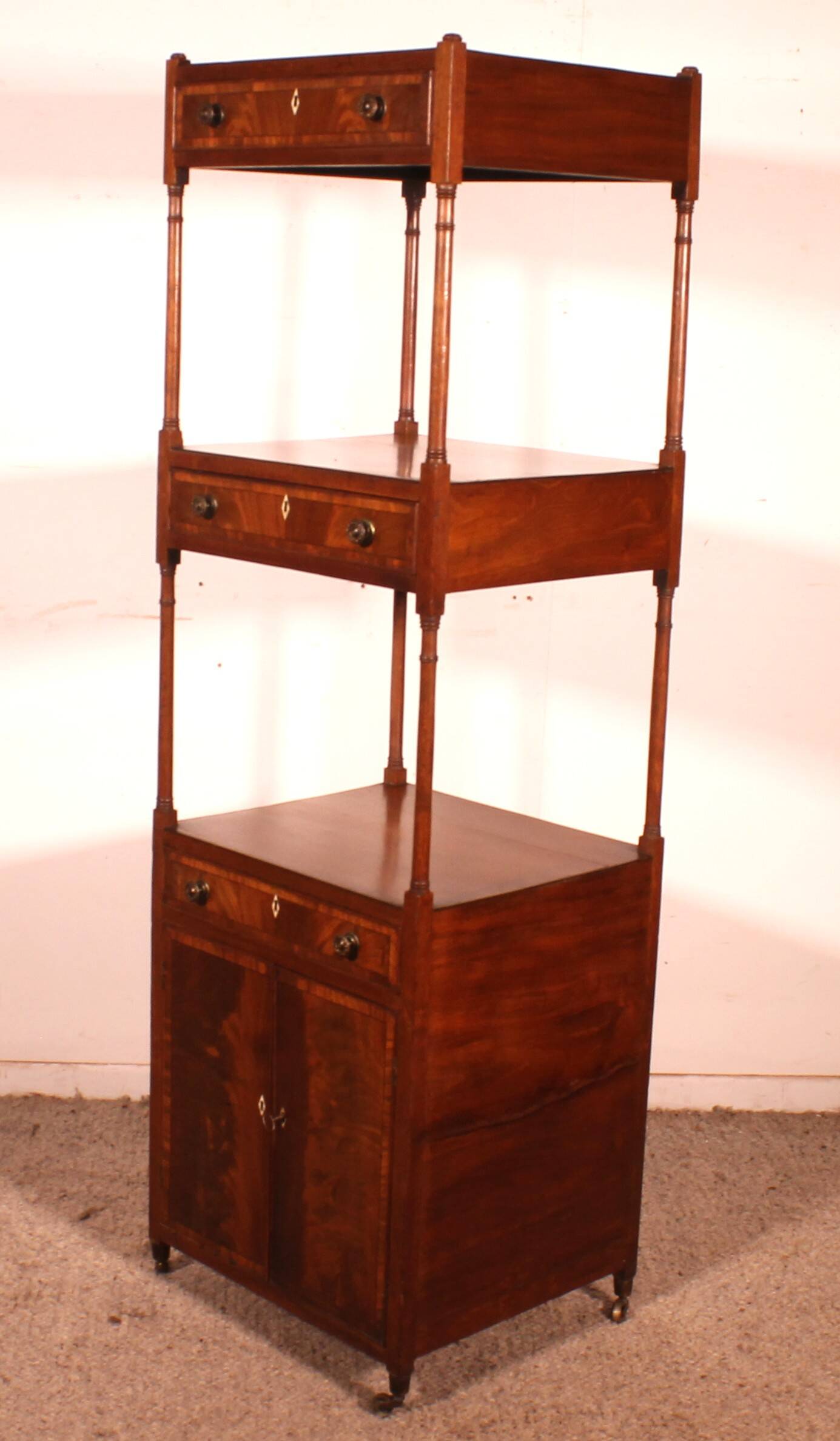 mahogany whatnot shelf circa 1800 George III period