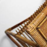 Rattan bedside table