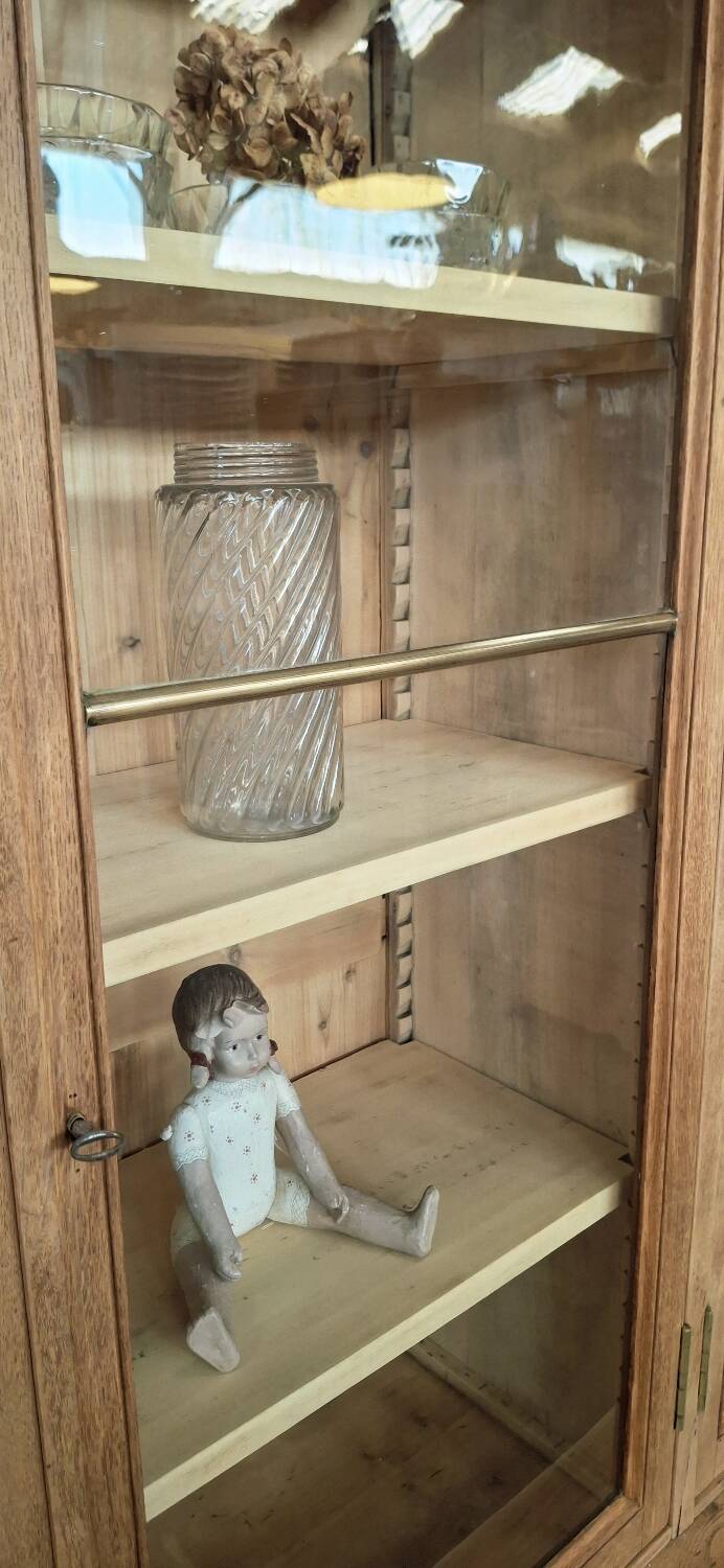 Grande vitrine ancienne de musée