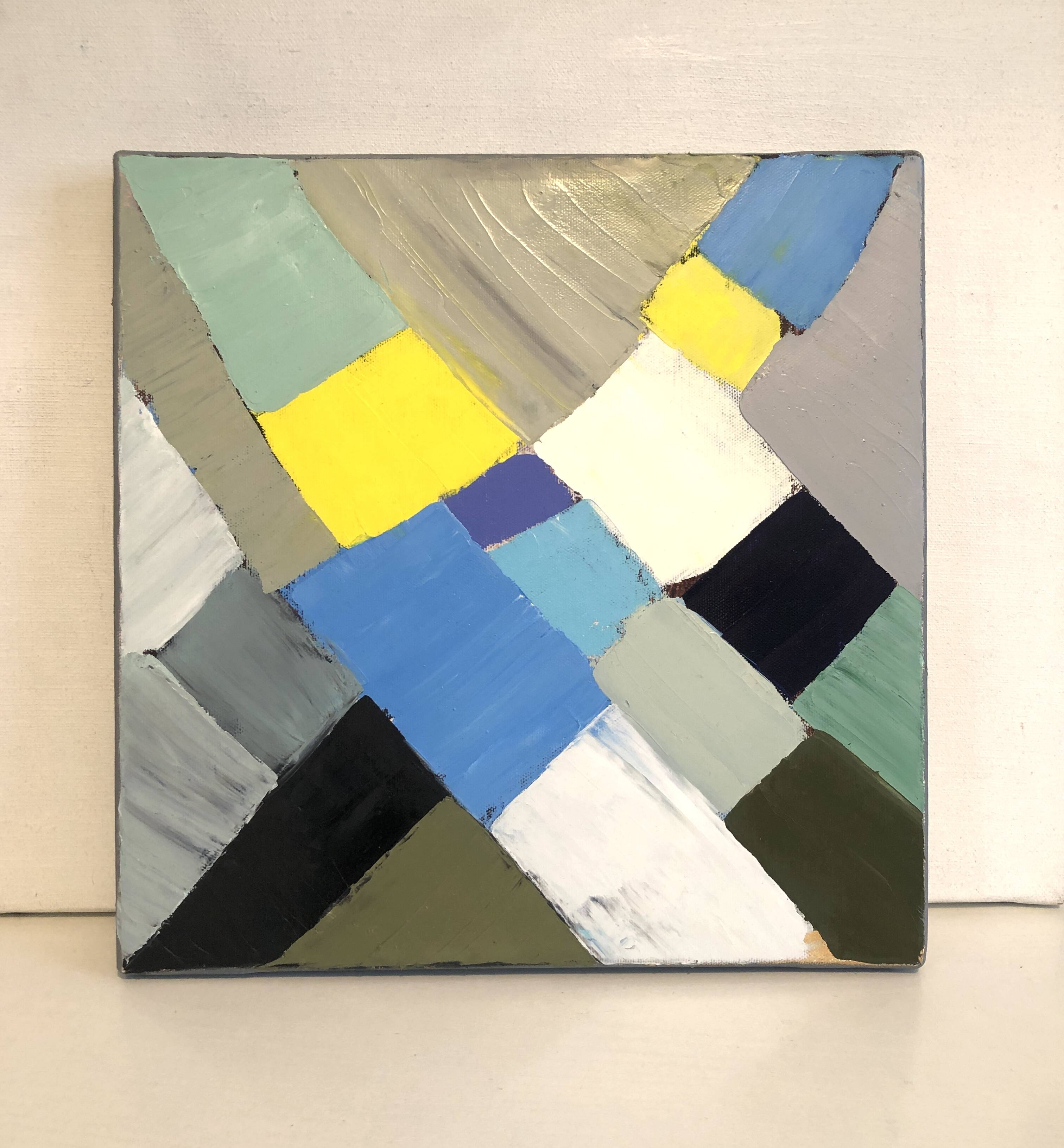 Oil Painting with Gray Knife