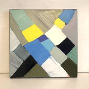Tableau Huile au Couteau Gris