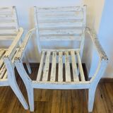 Ensemble de 4 chaises en bois
