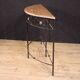 20th century French half-moon console