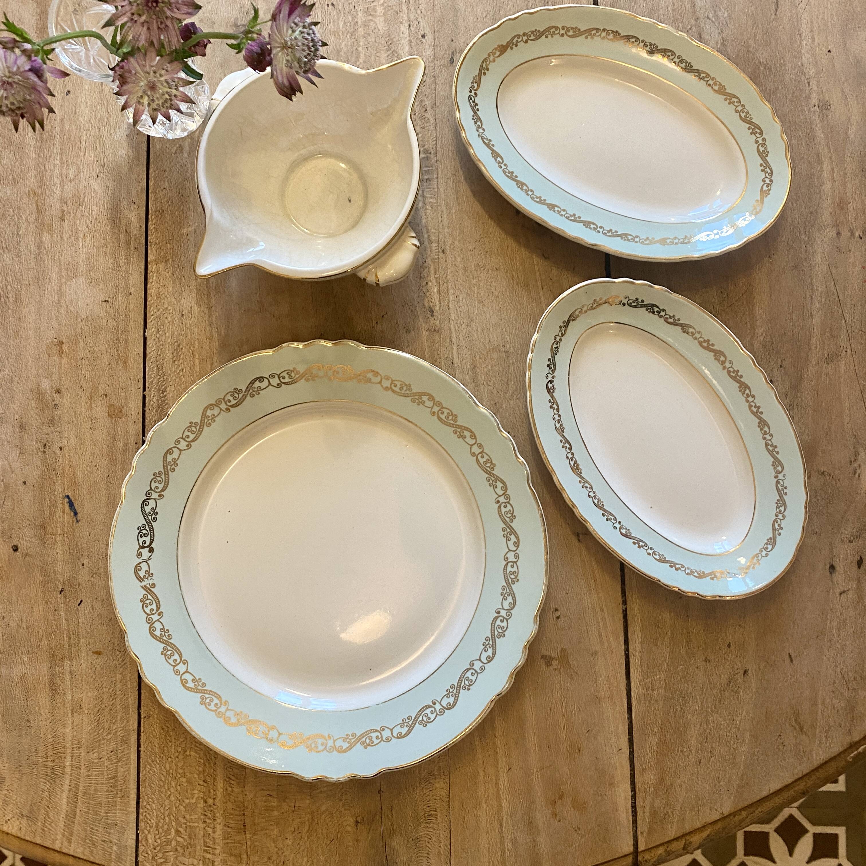Set of 4 vintage Seville model serving dishes from Moulin des Loups