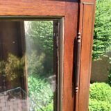 Mahogany showcase Louis XVI style