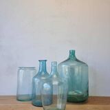Vintage glass bottles and vases